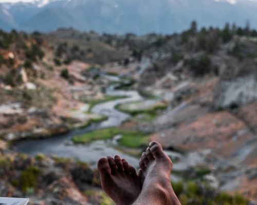 Travis's feet