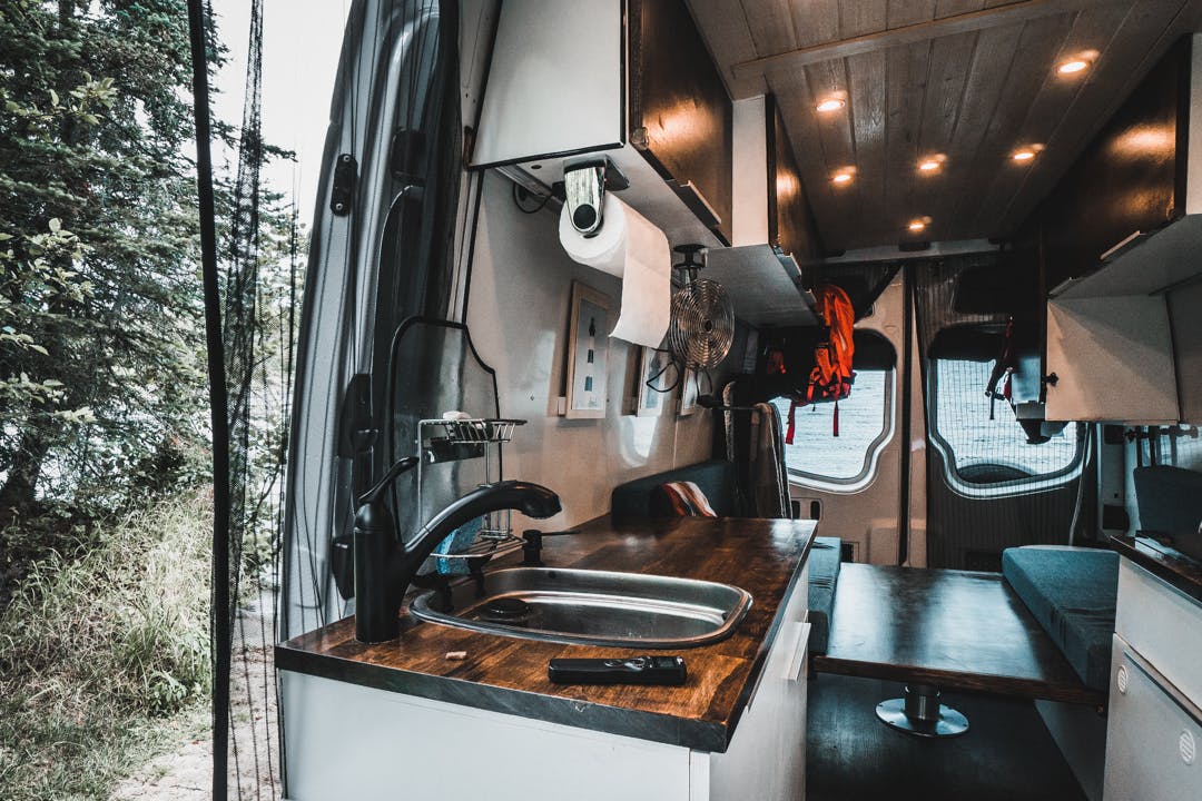 sprinter van interior