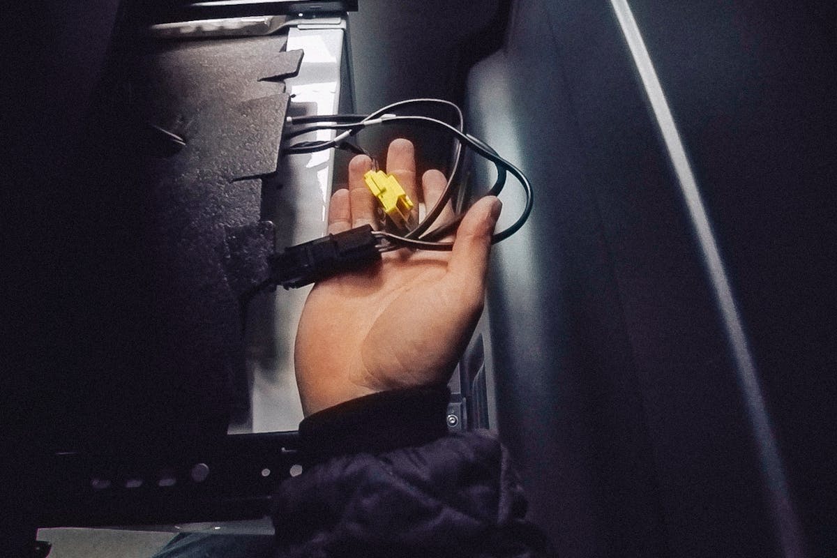 Careful to disconnet the airbag and seat warmers in your van before removing the seat sprinter van espar heater