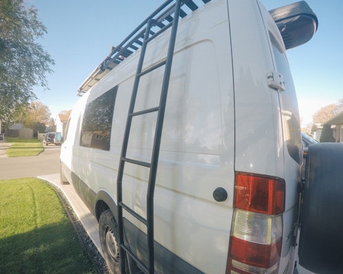 'Sprinter sprinter van ladder