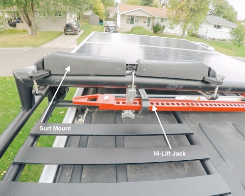 'HiLift sprinter van jack mount