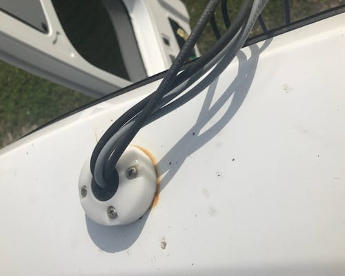 Rust sprinter van roof coat