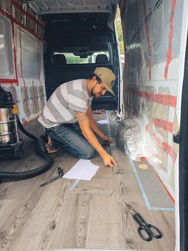 sprinter van flooring