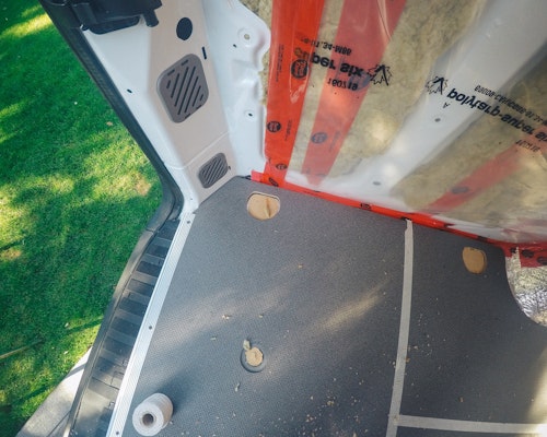 'Van sprinter van flooring