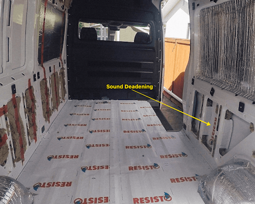 'Insulation sprinter van insulation