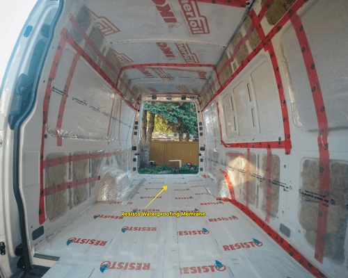 'Insulation sprinter van insulation