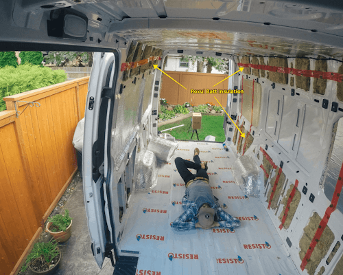'Insulation sprinter van insulation