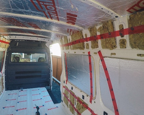 'Insulation sprinter van insulation