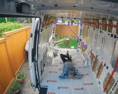 Roxul sprinter van insulation