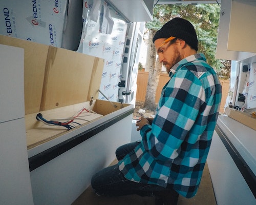 'Starting van build wiring