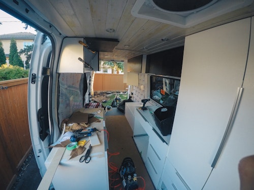 sprinter van cabinets