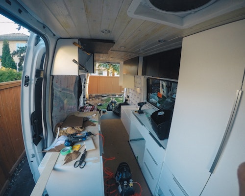 'Cabinet sprinter van cabinets