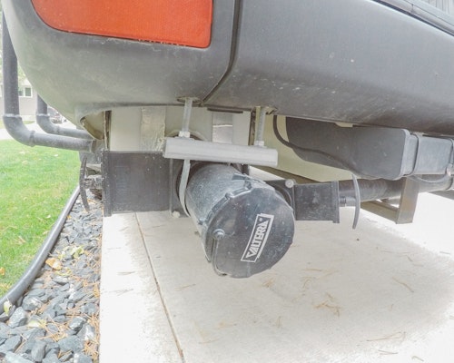 'Black blackwater dump valve