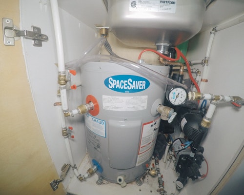 'Sprinter sprinter van hot water
