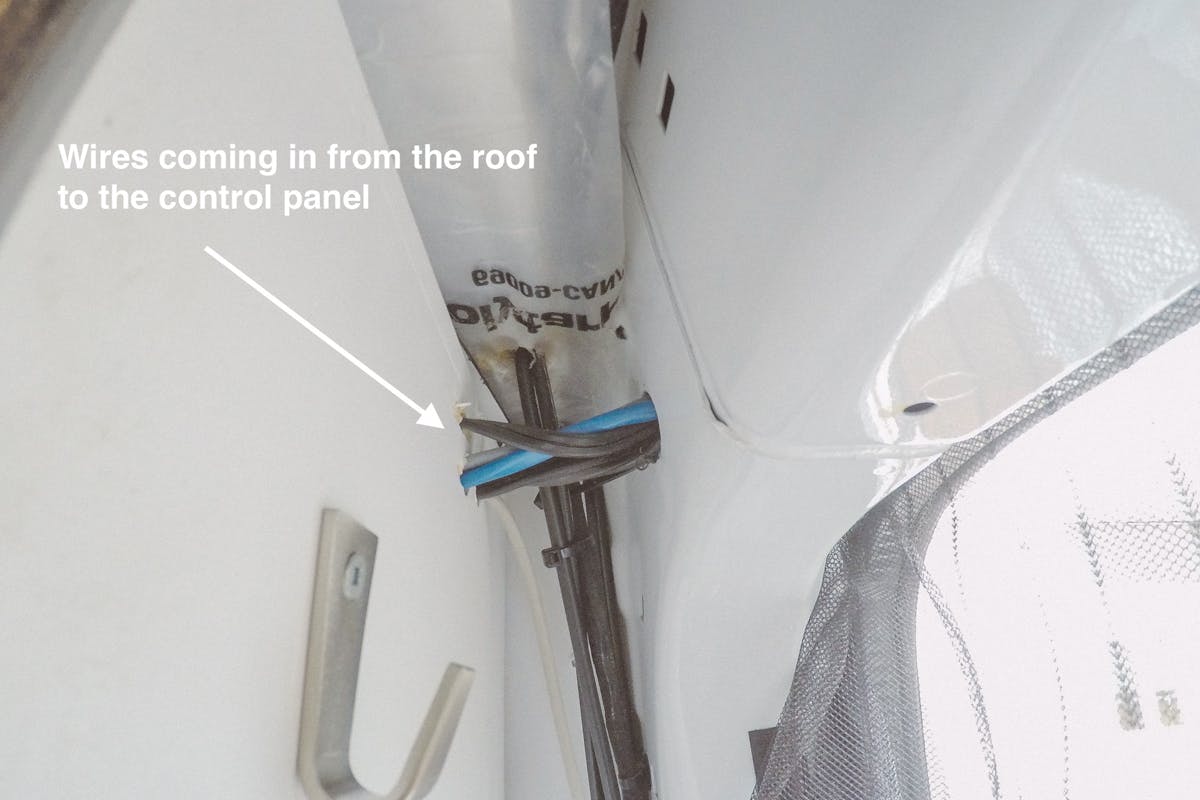 Wire pass through sprinter van electrical