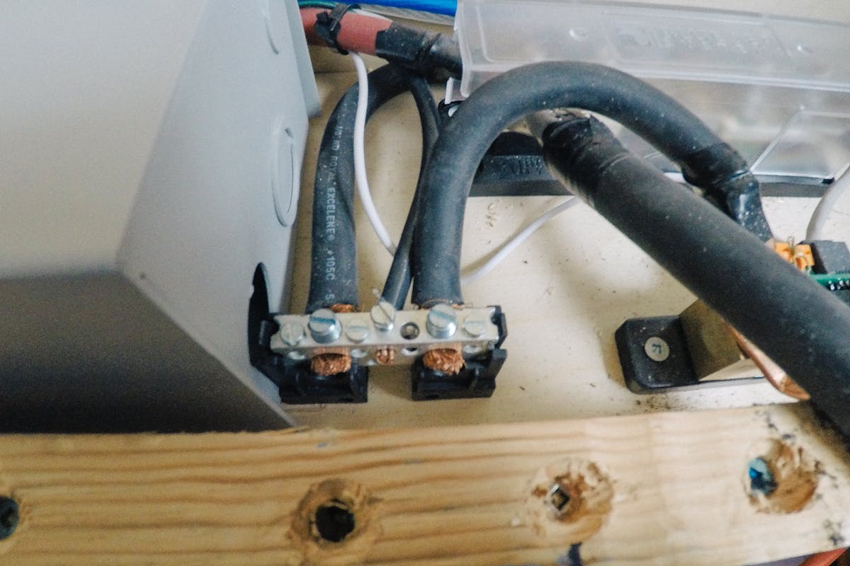 Negative Bus Bars sprinter van electrical