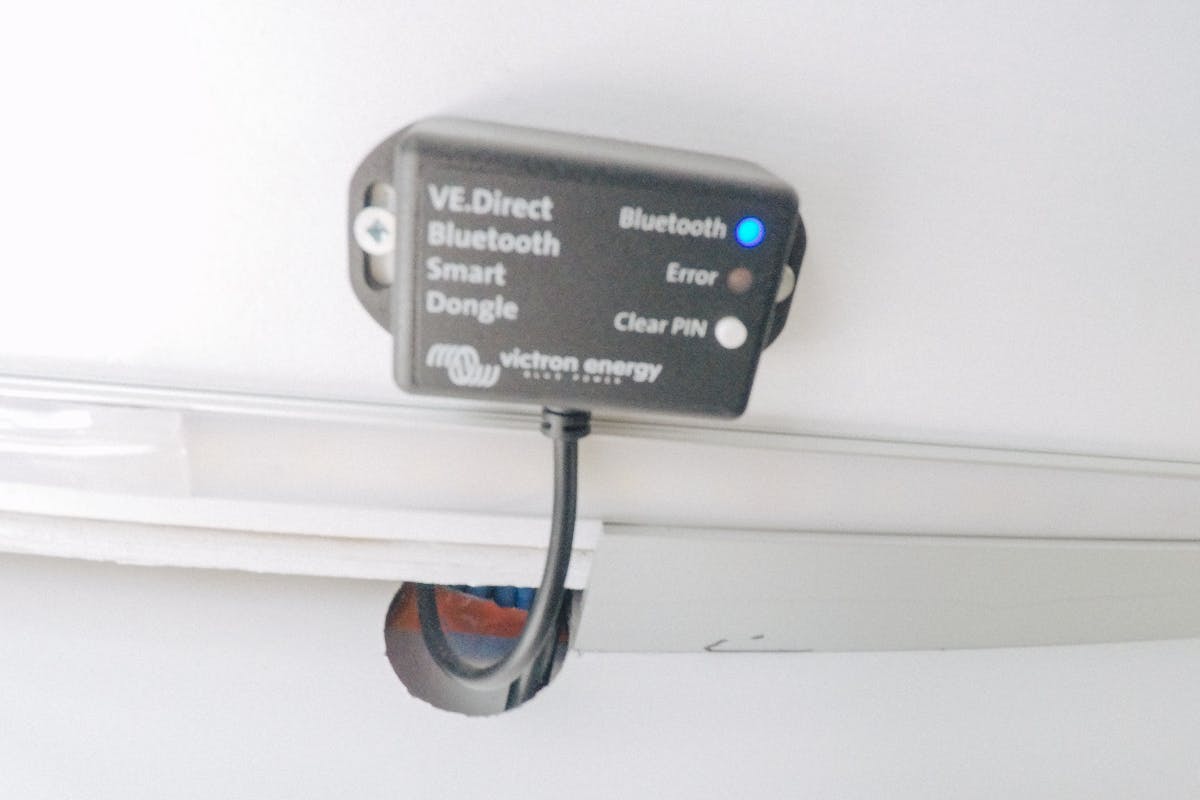 The bluetooth dongle for the phone app sprinter van electrical