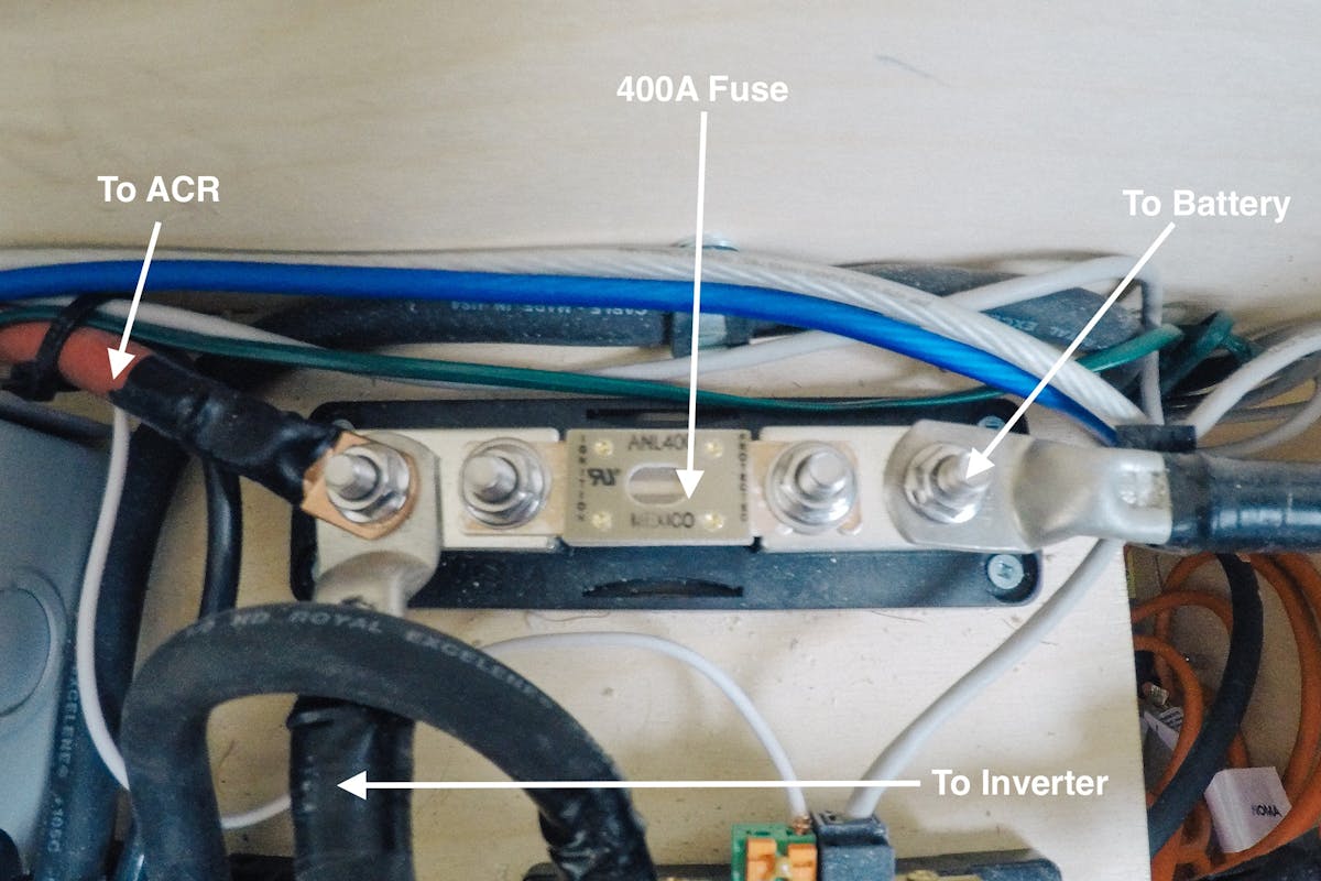 The main ANL Fuse used in the van sprinter van electrical