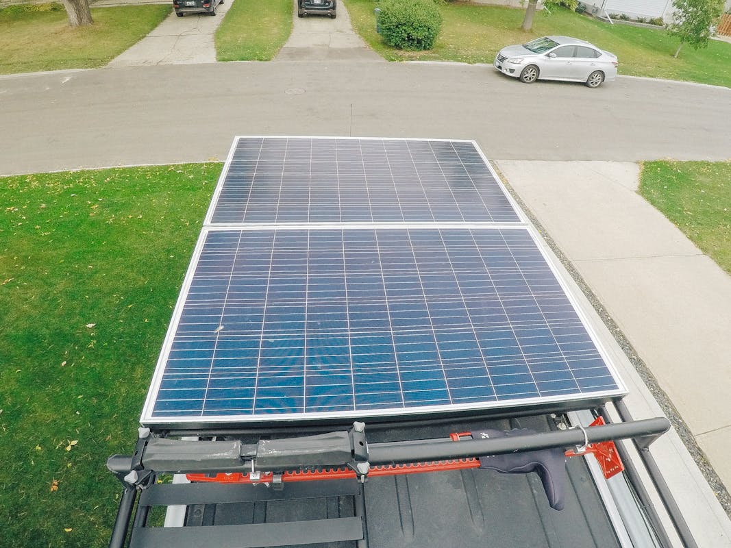 sprinter van solar panels