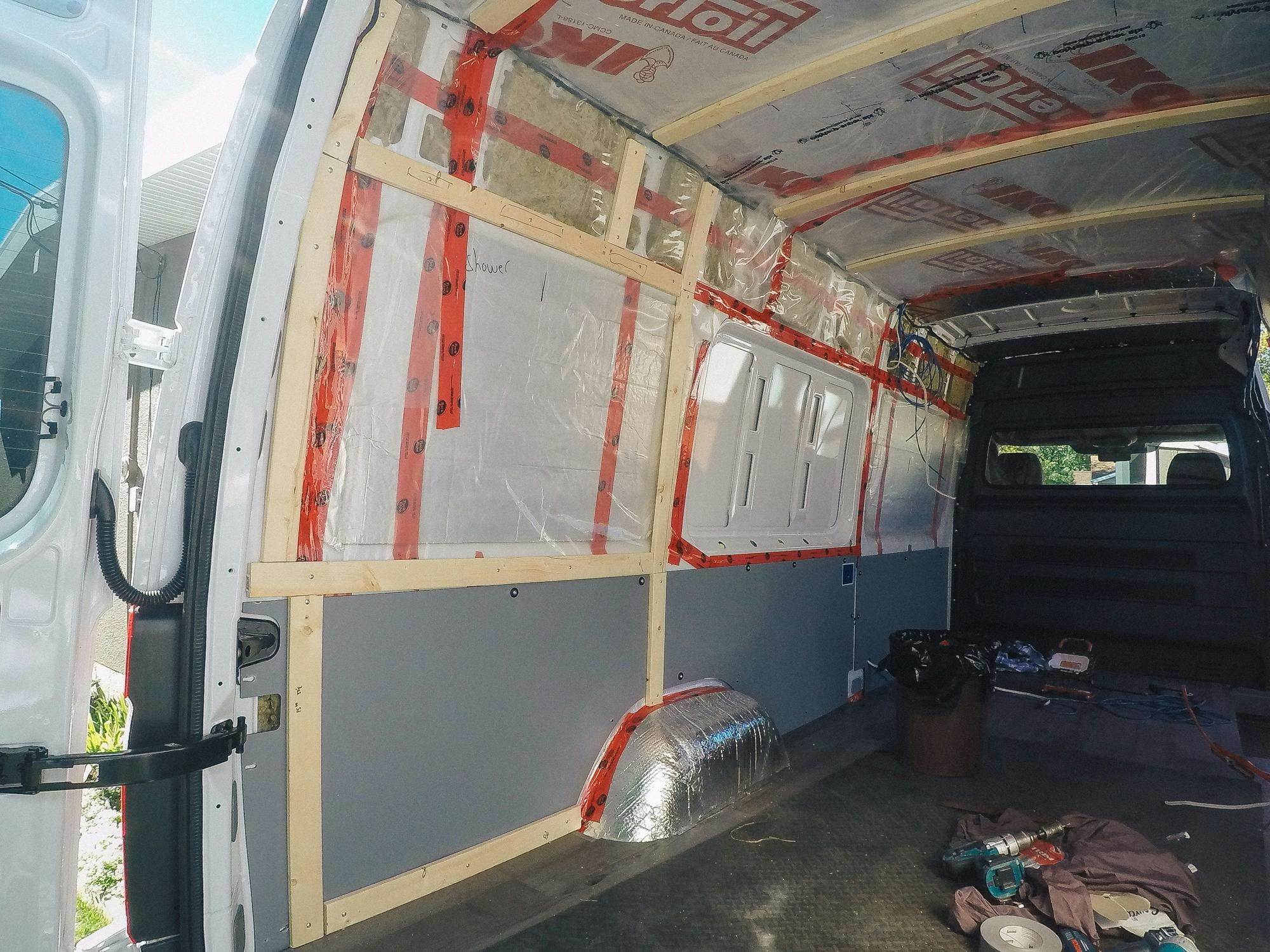 Installing the Walls & Ceiling in Your DIY Camper Van Conversion - The ...