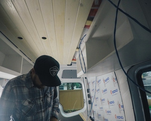 'Pot sprinter van electrical