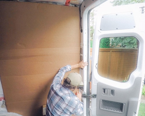 'Templating sprinter van template