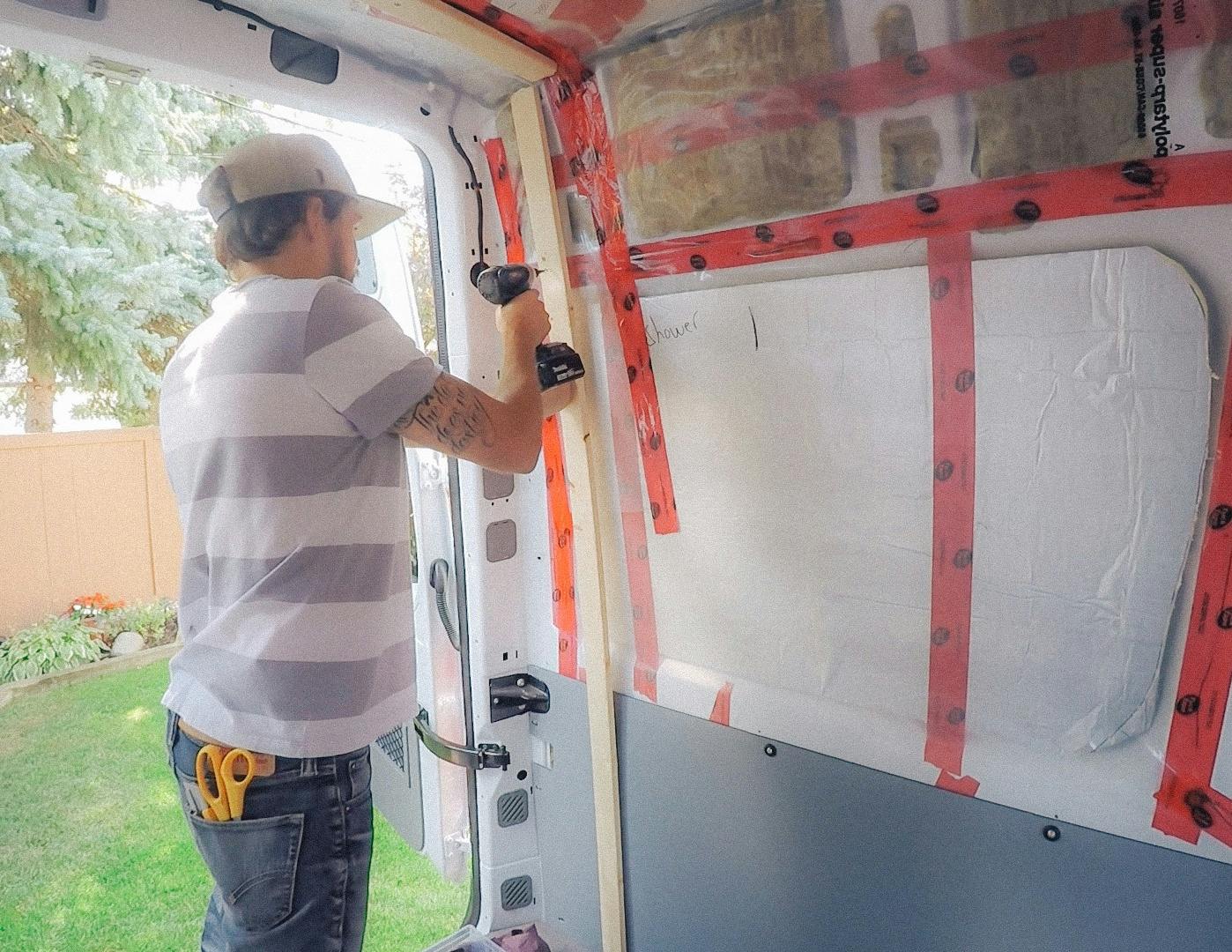 Installing the Walls & Ceiling in Your DIY Camper Van Conversion The