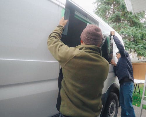 Sprinter Window Install
