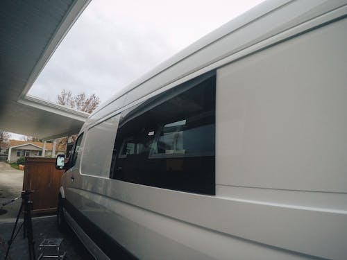 sprinter van window install