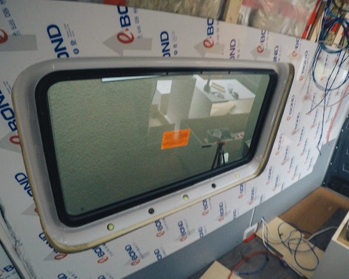 'Sprinter sprinter van window install