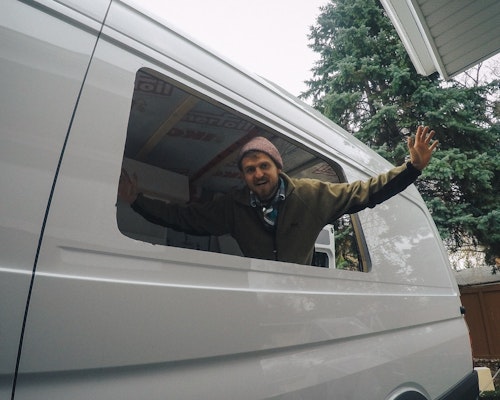 'Sprinter sprinter van window install