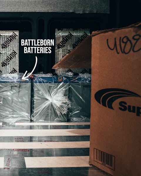 Getting ready to install the Battle Born Batteries