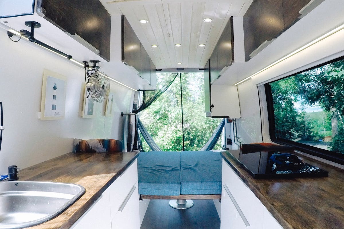 Hidden Sprinter Van Bathroom