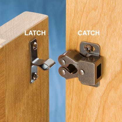 A latch and a catch