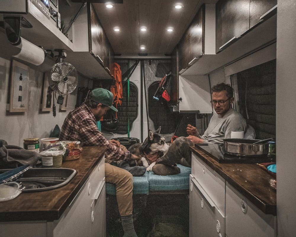 Camper Van Cooking: What do You Need in Van Life Kitchen? • Engineers who  Van Life