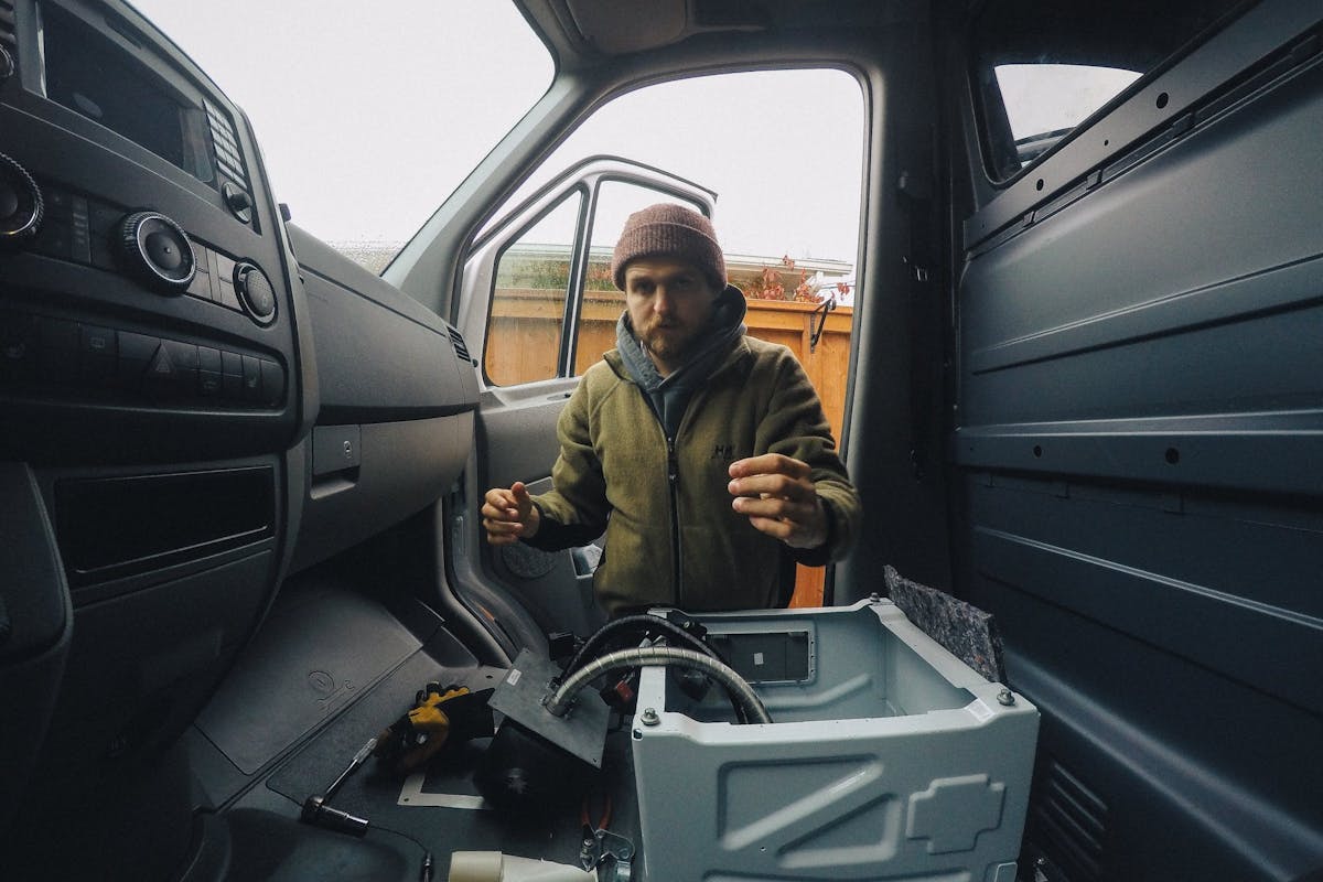 Sprinter Van Espar Heater installation