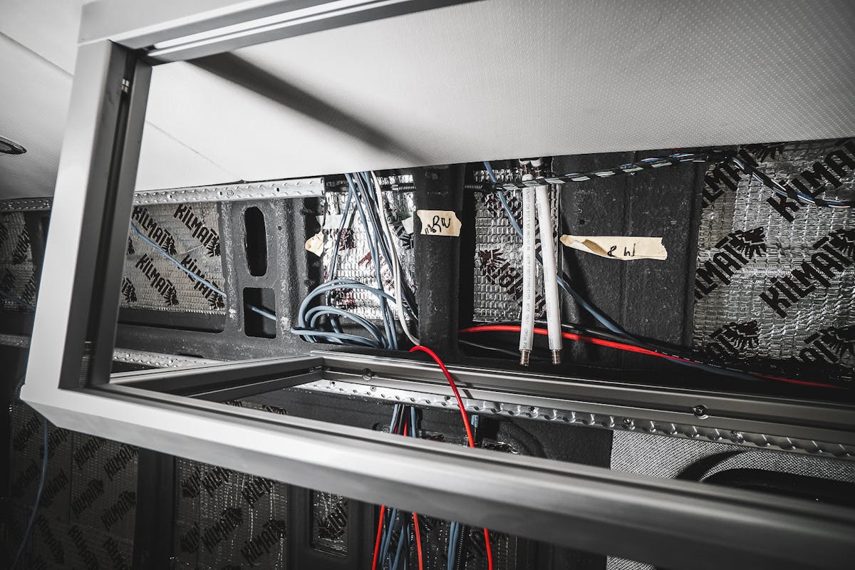 Fastening 8020 to your van