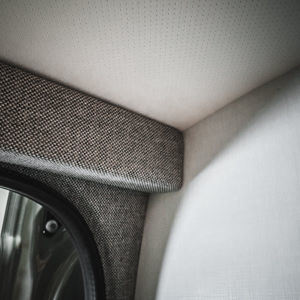 Above Sliding Door Trim Detail