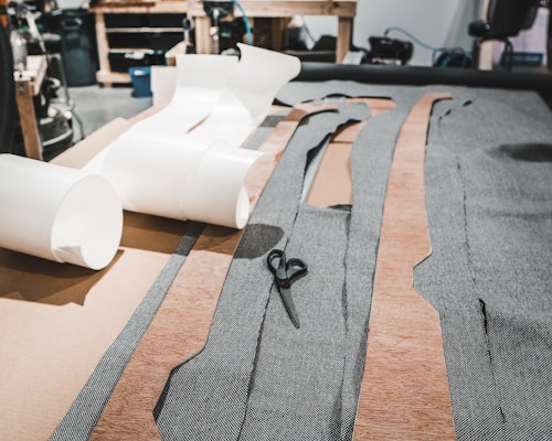 Rear door trim work in progress