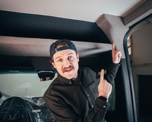 Trim & Upholstery Details on a Sprinter Van Build