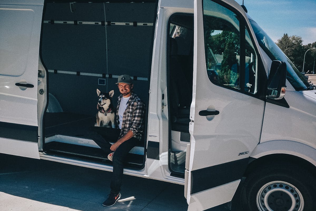 Ellie and Scott Start sprinter van build